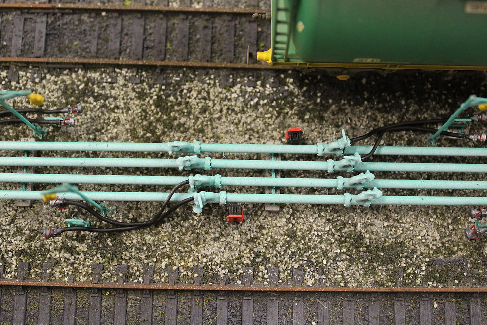 Thumbnail: Cased Fire Extinguishers - PAINTED - Pack of 5 - 1:76 OO Gauge Model Railway