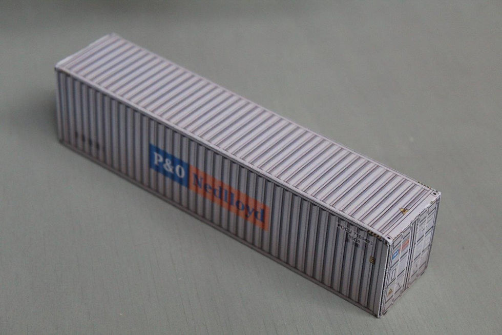Thumbnail: P&O Nedlloyd Weathered 40ft Card Container