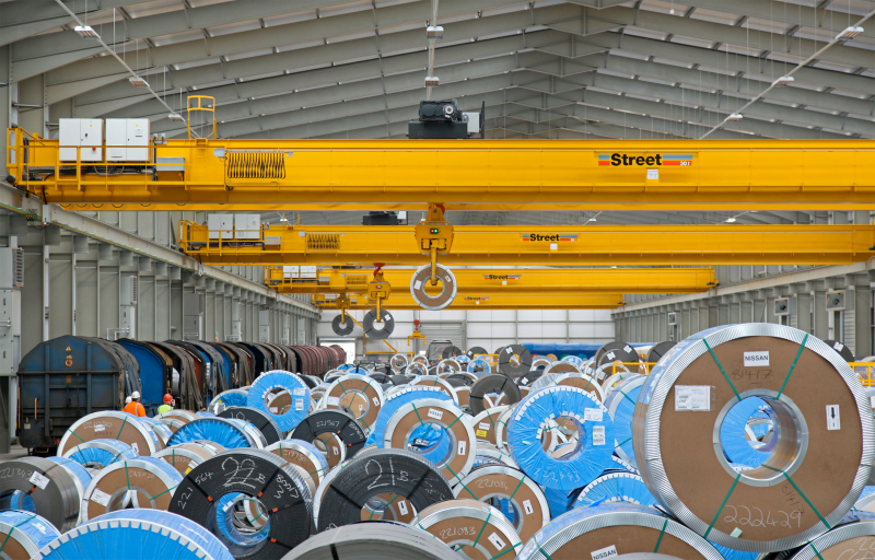Thumbnail: Street 30t Coil Crane 400mm (100ft span) OO Gauge 1/76