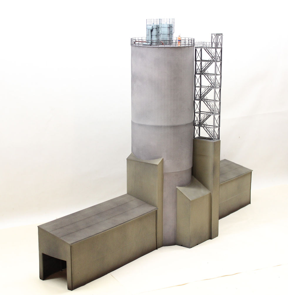 Thumbnail: Hope Cement Works - OVER RAIL LOADING BUILDING - UNPAINTED - 1:76 OO Gauge