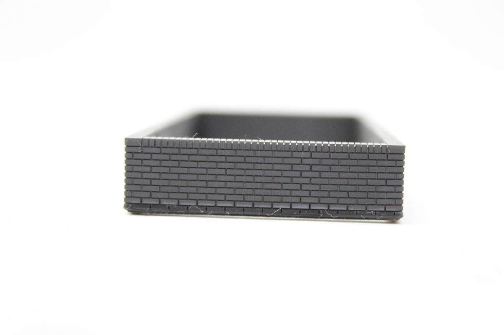Thumbnail: Brick Bund for 92mm Fuel Store - UNPAINTED - 1:76 OO Gauge Model Railway