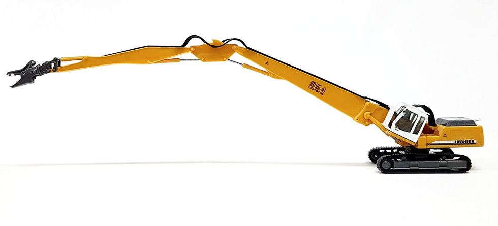 Thumbnail: Liebherr Crawler Excavator 954L Longfront + Demolition Grapple (D6)