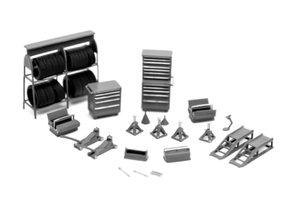 Bulkscene - Mechanic Drawers Car Garage Accessory - Oo Gauge 1/76 Bulkscene - Mechanic Drawers Car Garage Accessory - Oo Gauge 1/76