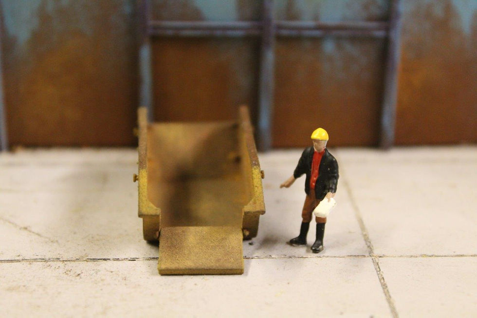 Thumbnail: 3 x Yellow Builders Skips (Painted & Weathered)