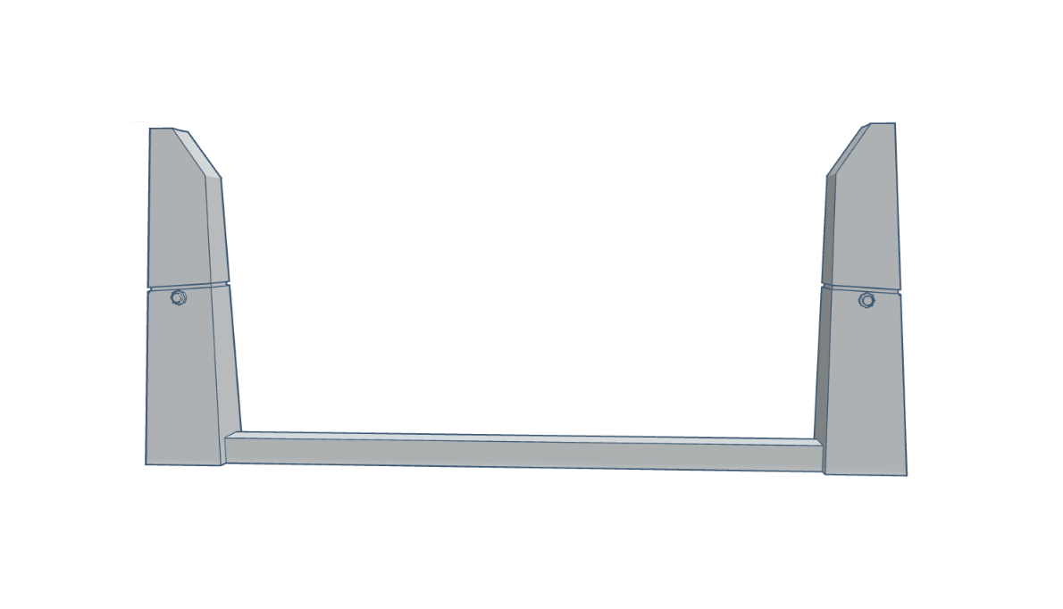 Solid Billet Wagon Posts - Unpainted - Pack of 10