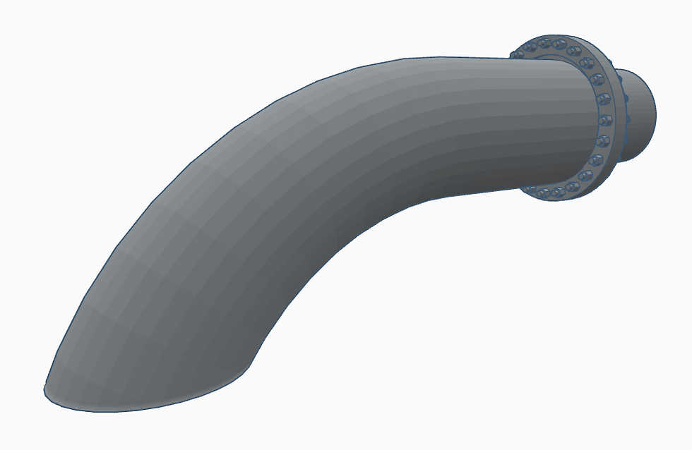 Thumbnail: Pipeline Down Pipe into ground - 6.4mm - UNPAINTED - Pack of 5