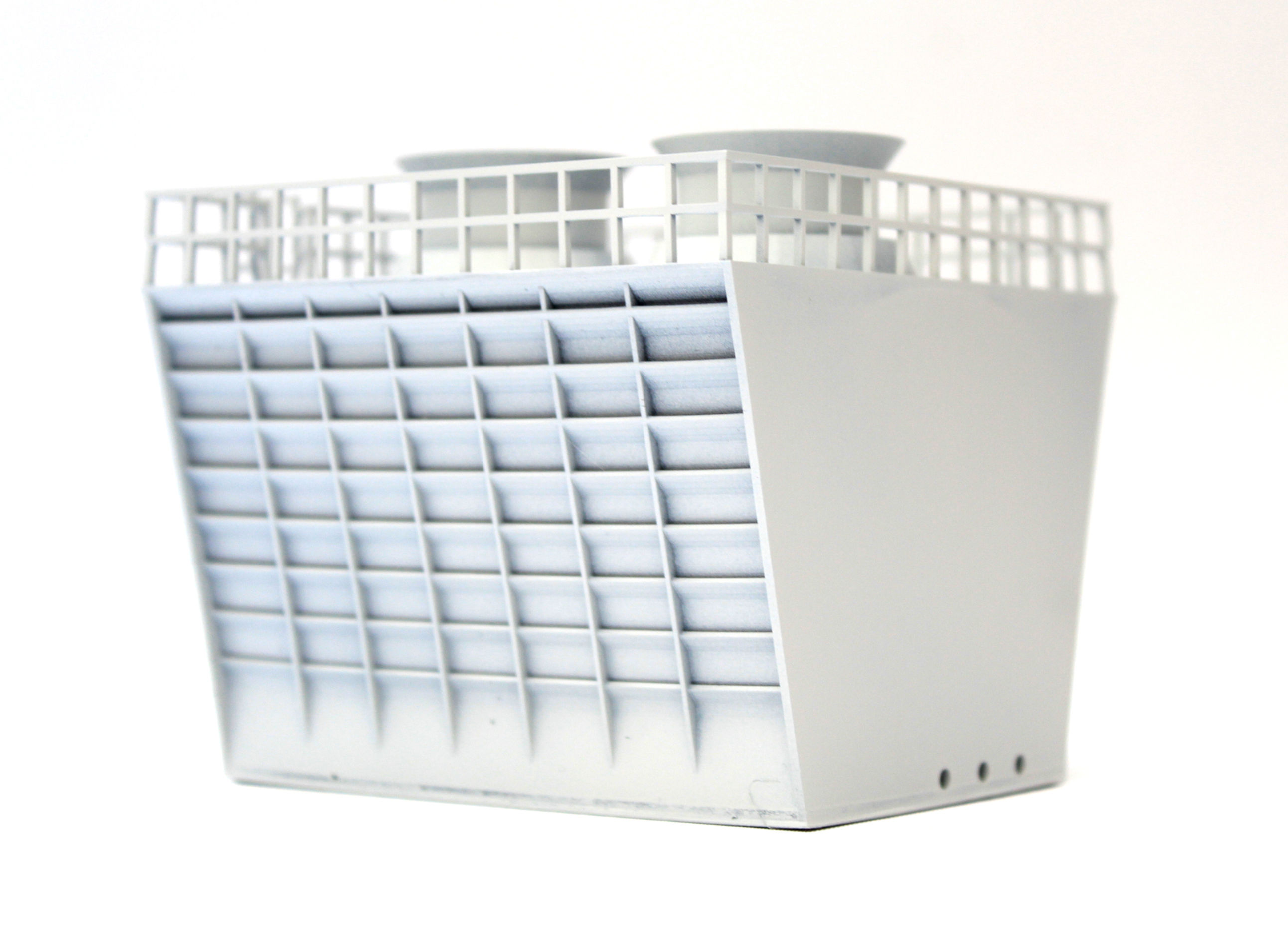 Cooling Tower Version 2 - LIGHT GREY - 1:76 OO Gauge Model Railway