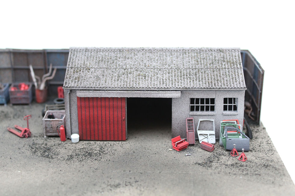 Thumbnail: Scrapyard Workshop Wreckers Yard Diorama 22