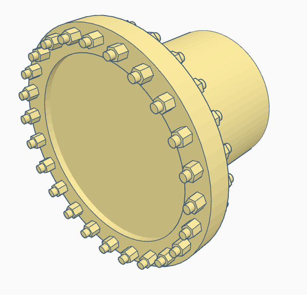 Thumbnail: Pipe Ends - 6.4mm - UNPAINTED - Pack of 5