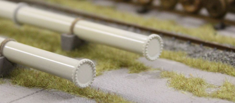 Thumbnail: Pipe Ends - 7.9mm - UNPAINTED - PACK OF 10