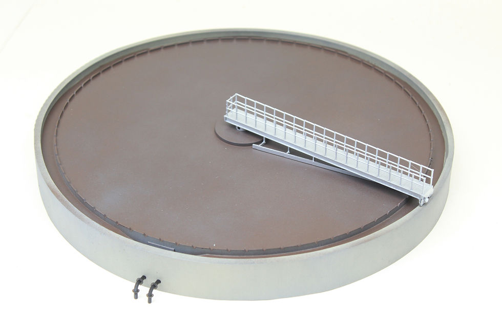 Thumbnail: Large Settlement Tank - 290mm - PAINTED - 1:76 OO Gauge Model Railway