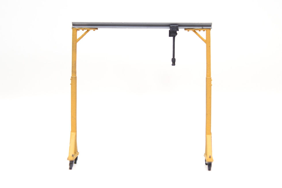 Thumbnail: Portable Gantry Engine Crane - PAINTED - 1:76 OO Gauge Model Railway