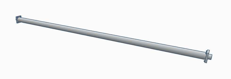 Thumbnail: Top Bar Crane Frame - 80mm - UNPAINTED - Pack of 1