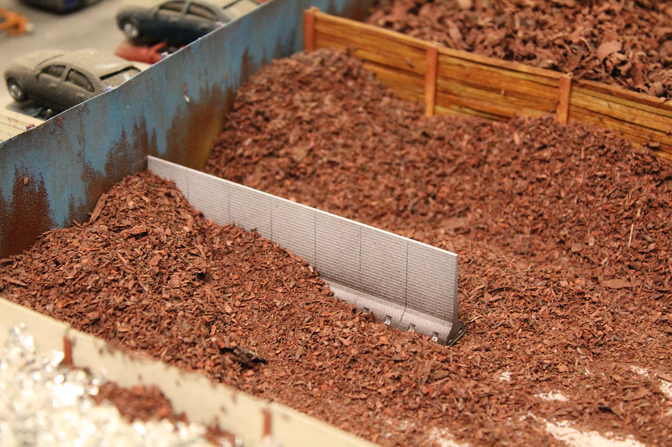 Thumbnail: Concrete Bunker Wall Vertical 8ft - Single Wall - Pack of 4