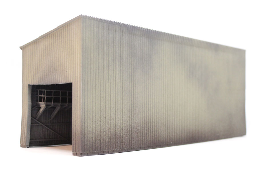 Thumbnail: Hope Cement Works - OVER RAIL LOADING BUILDING - UNPAINTED - 1:76 OO Gauge