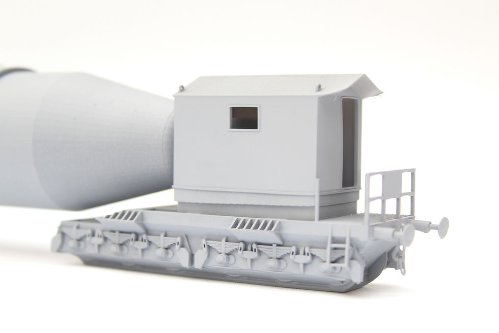 Thumbnail: Torpedo Wagon - Port Talbot - OO Gauge 1/76 - UNPAINTED - STATIC SOLID MODEL