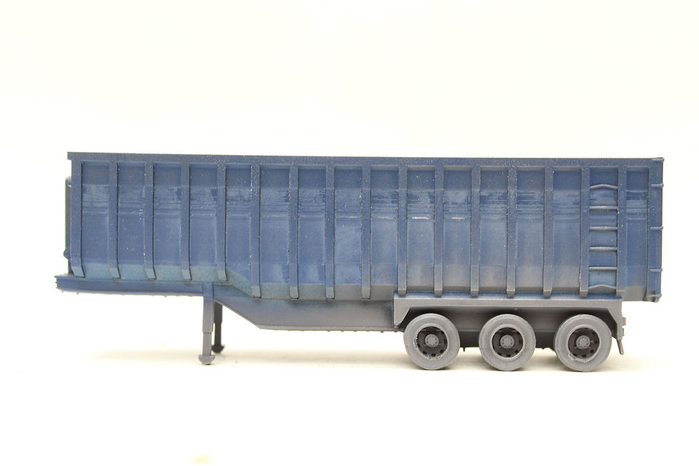 Thumbnail: Scrap Lorry Trailer - BLUE - 1:76 OO Gauge Model Railway