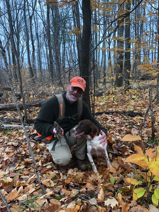 Todd and Dudley with woodcock
