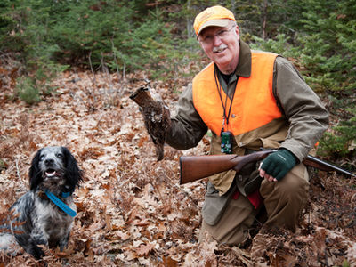 Joe and Riggins Grouse Hunting