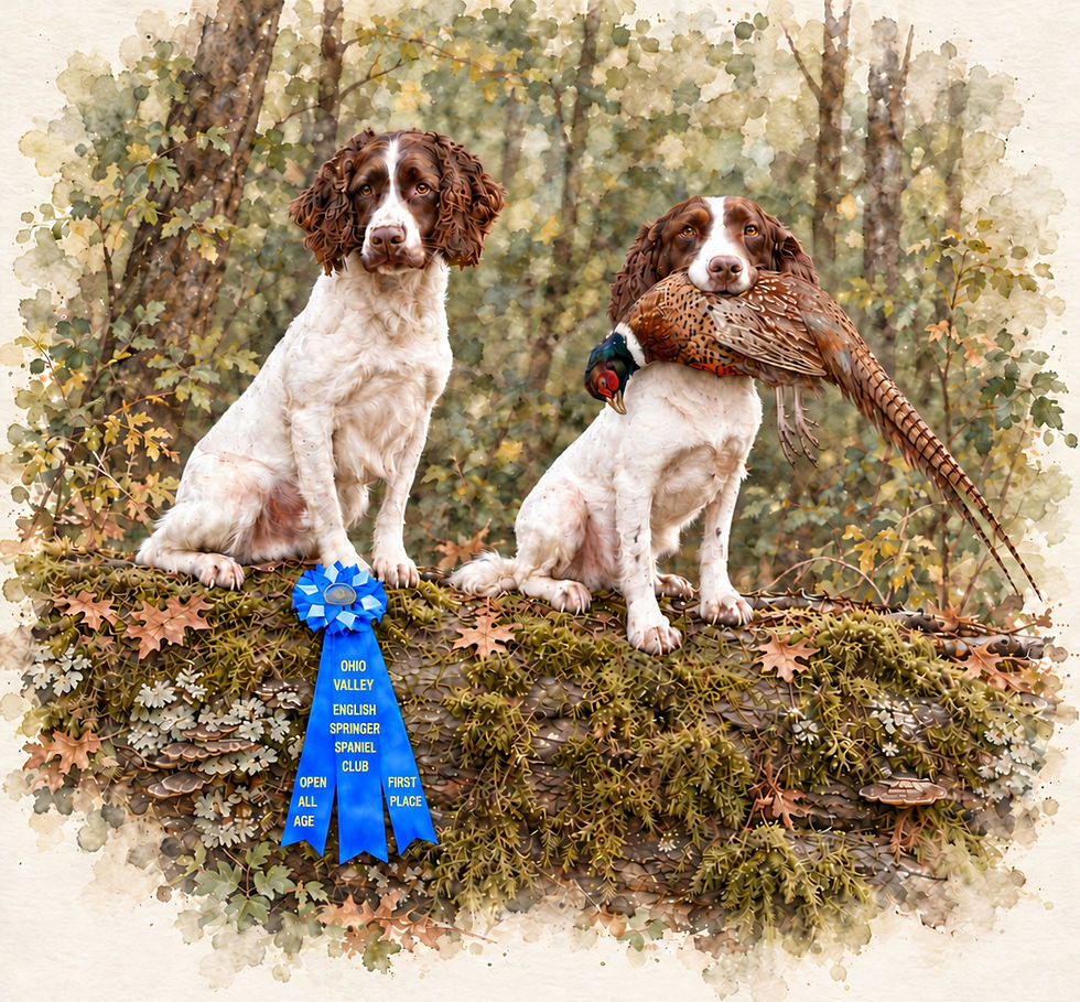 A New Chapter at Craney Hill — Lyric & Roz - English Springer Spaniel Puppies