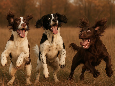 springer spaniels and cocker spaniels