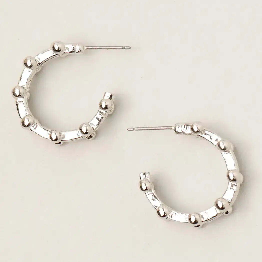 Studded Hoop Earrings