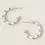 Thumbnail: Studded Hoop Earrings