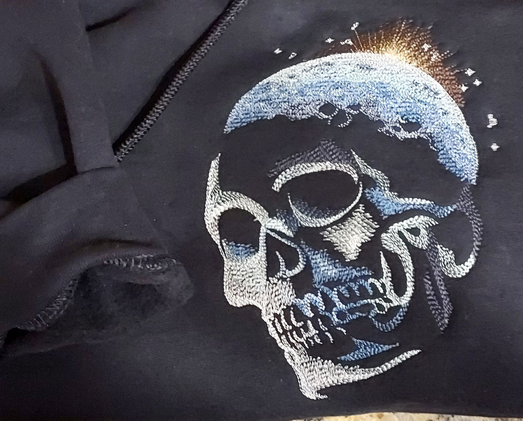 Skull hoodie or sweatshirt