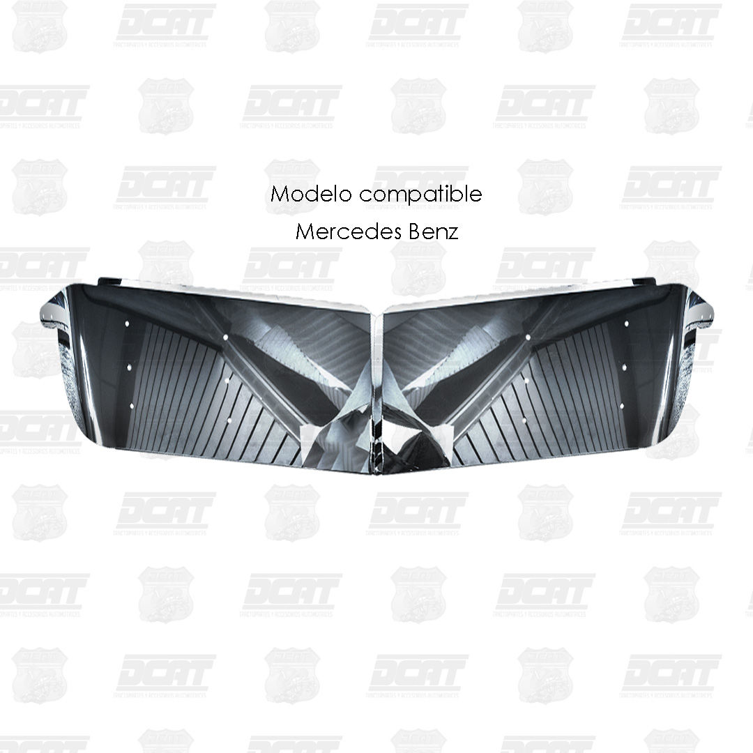 Visera acero inoxidable tipo “Chola” compatible con Mercedes Benz