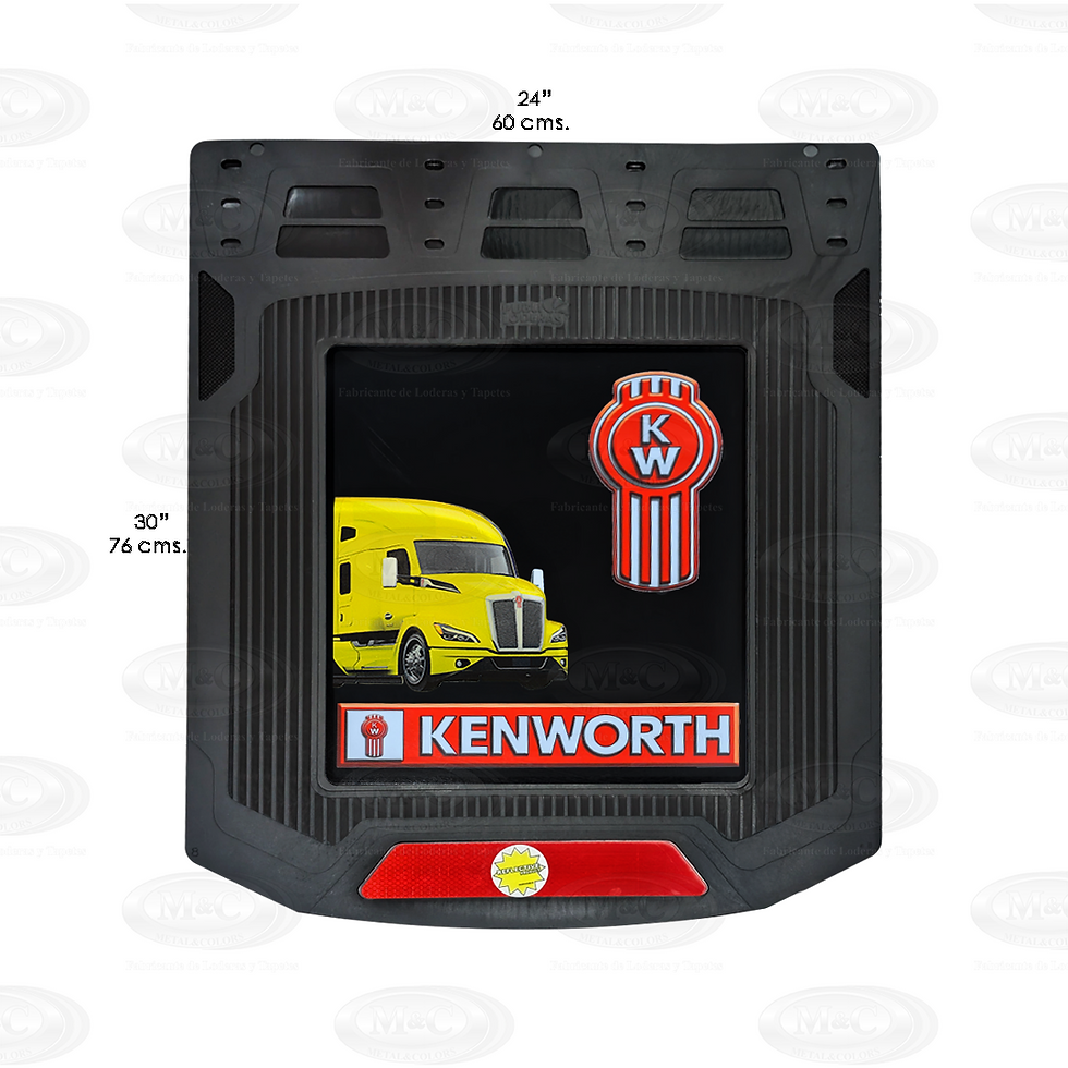 Miniatura: Lodera reforzada semirrígida con reflejante, inserto combo Kenworth