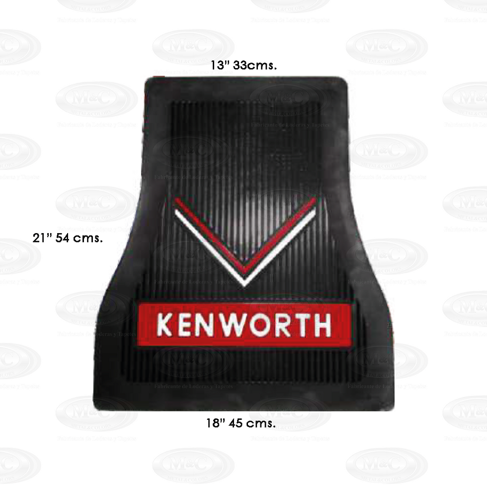 Lodera alto relieve diseño Kenworth