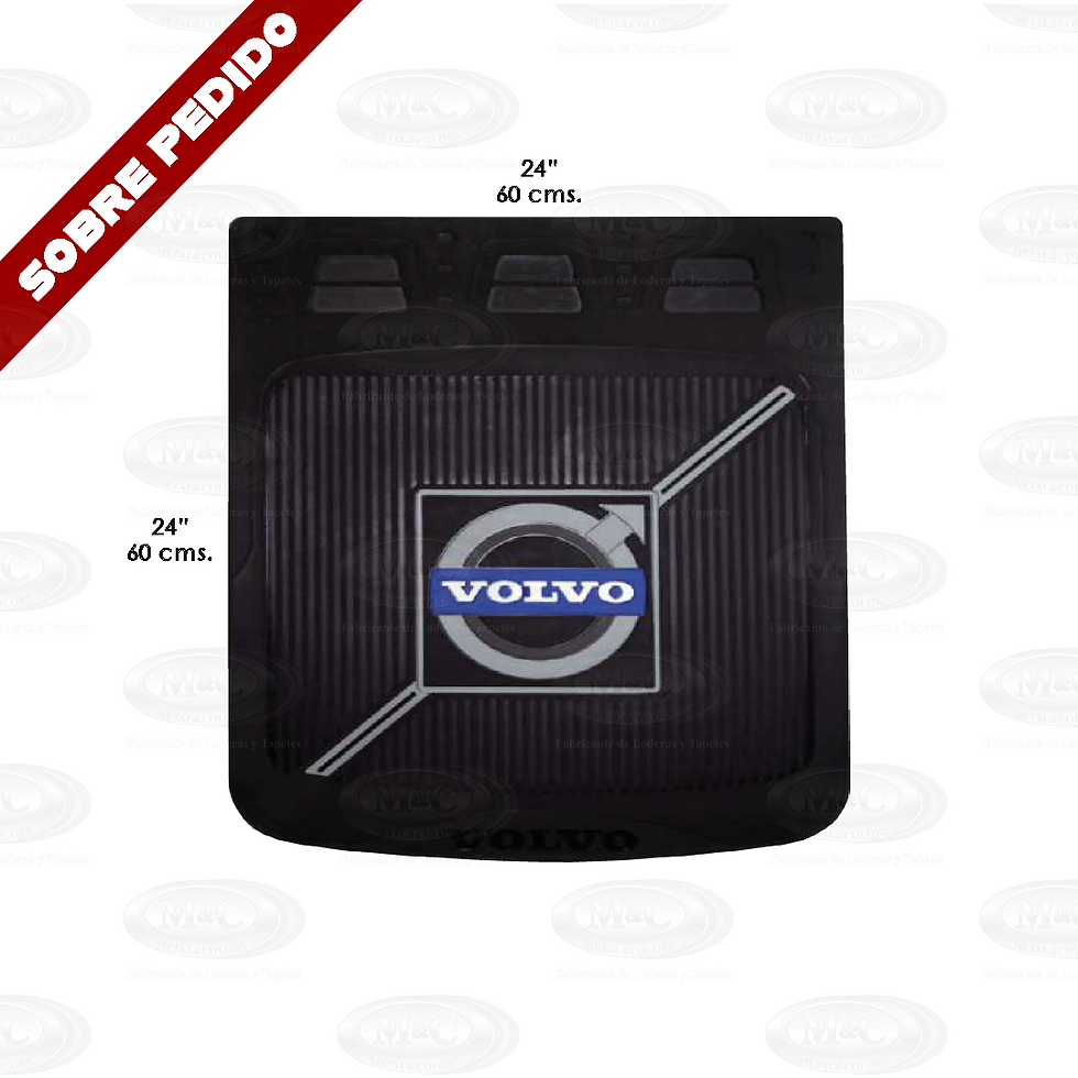 Miniatura: Lodera alto relieve con logo escudo VOLVO