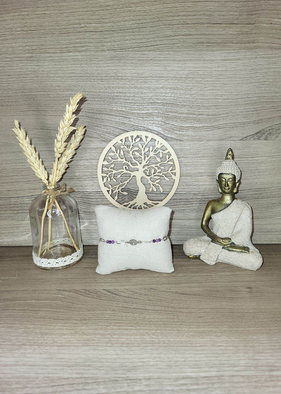 Bracelet Améthyste & Arbre de vie