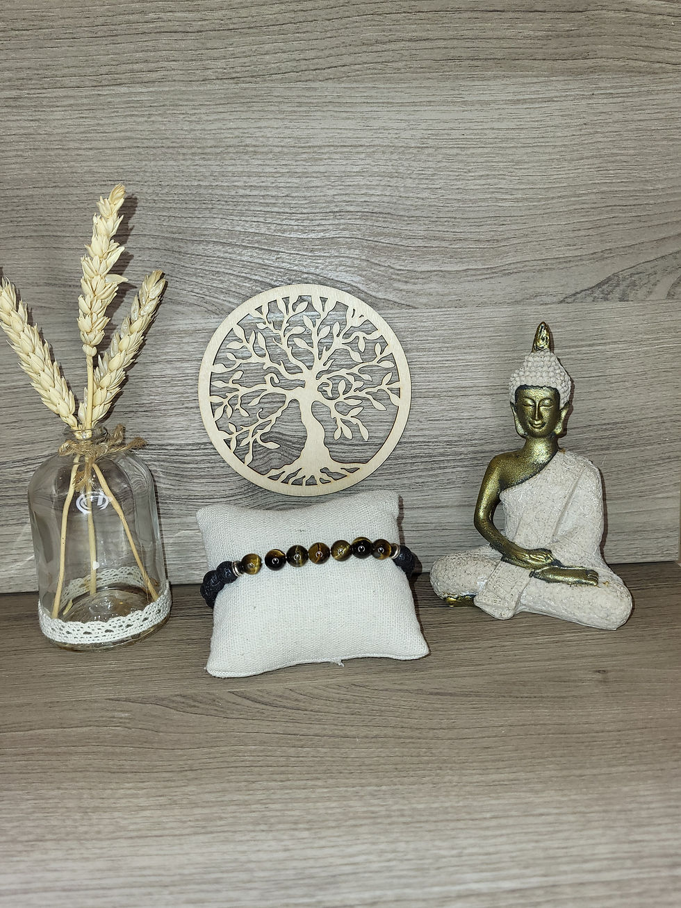 Oeil du Tigre & Pierre de Lave