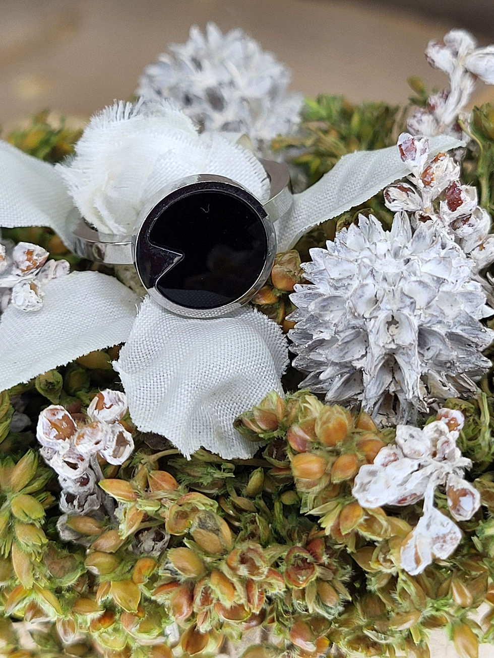 Onyx. Acier inoxydable.