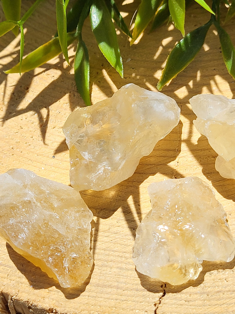 Citrine brute, à l'unité selon le poids