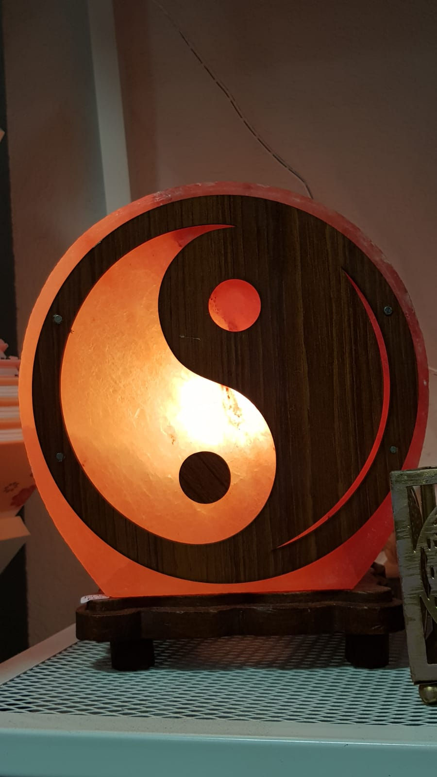 Lampe de sel Yin Yang