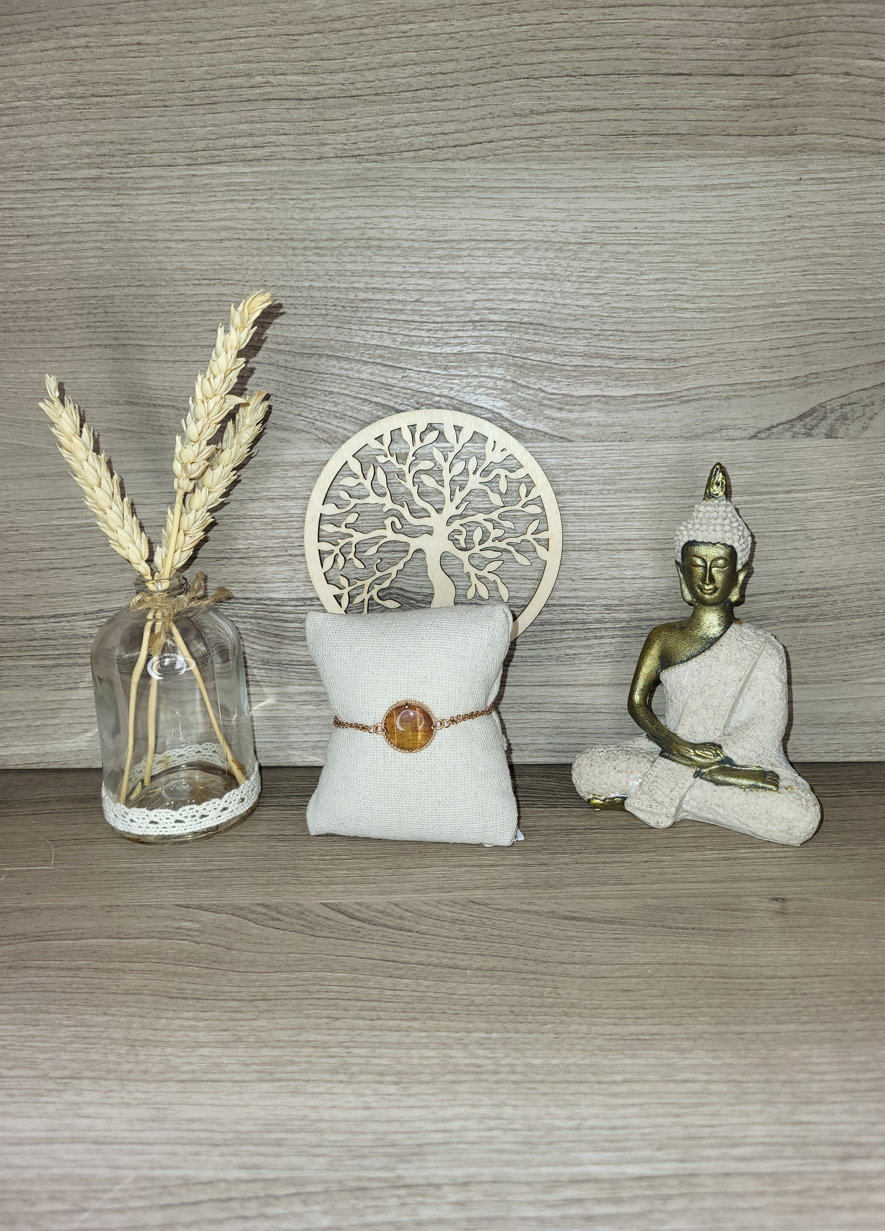 Bracelet Oeil de taureau- 18mm