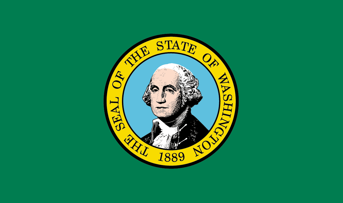 Washington Apostille Flag Logo