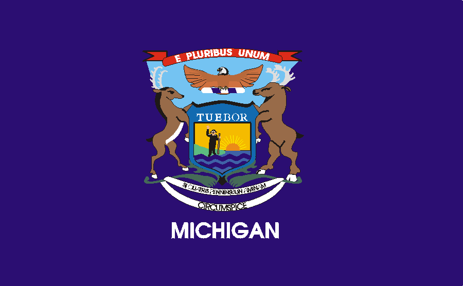 Michigan Apostille Flag Logo