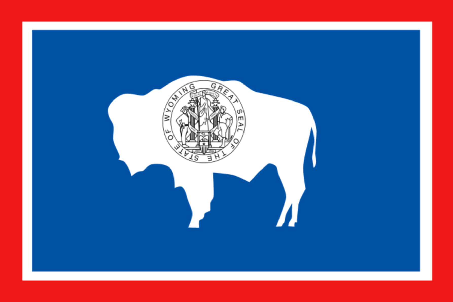 Wyoming Apostille Flag Logo