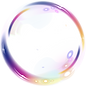 bubble graphic from logo
