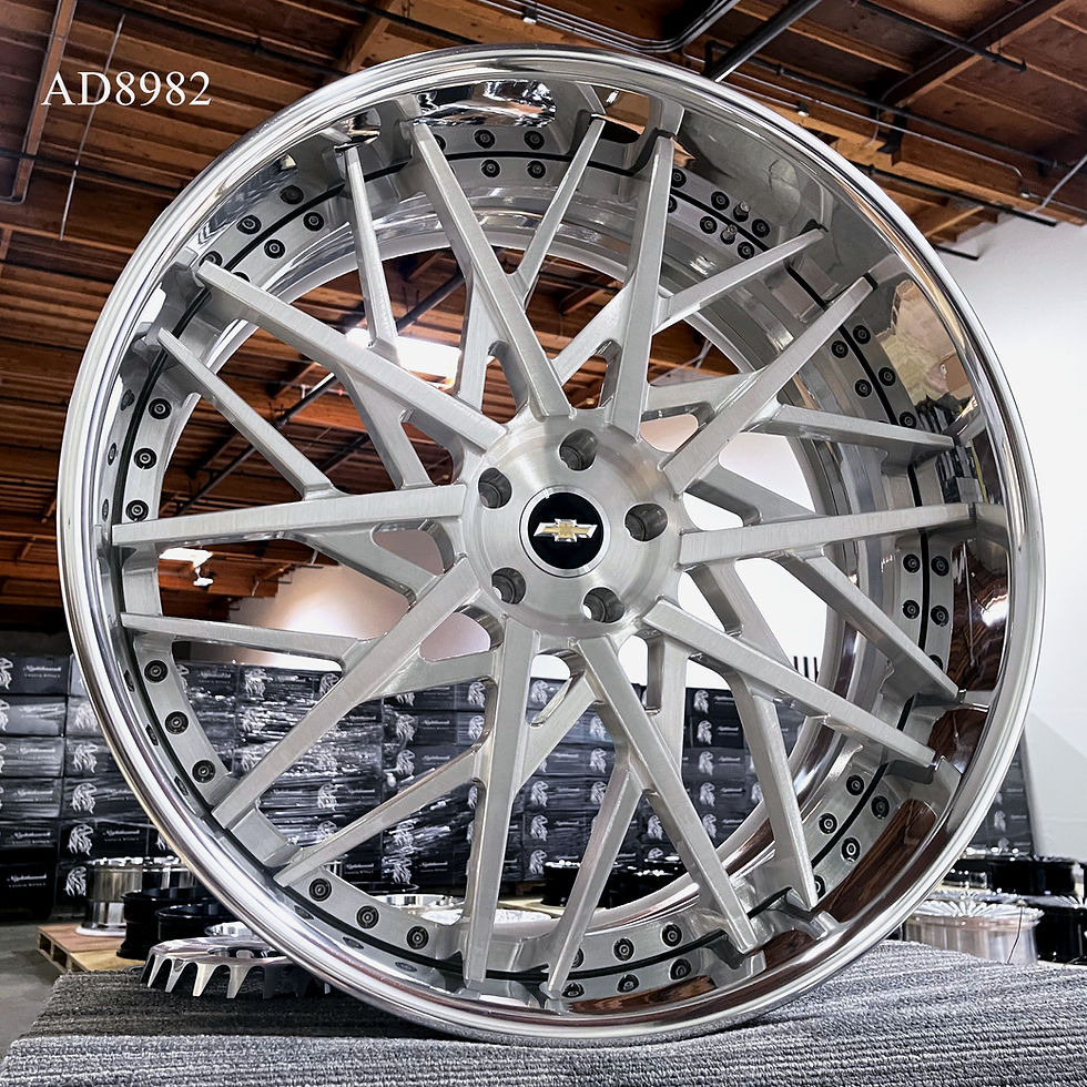Thumbnail: 22" 24" 26" 28" Forged 3pc Made to any 5/6 lug  Chevy - AD8982