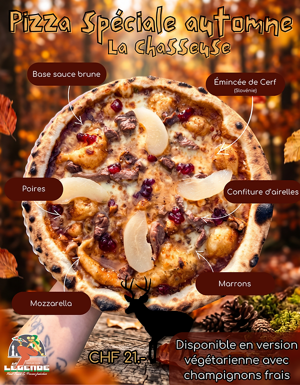 Pizza de saison automne - La Légene