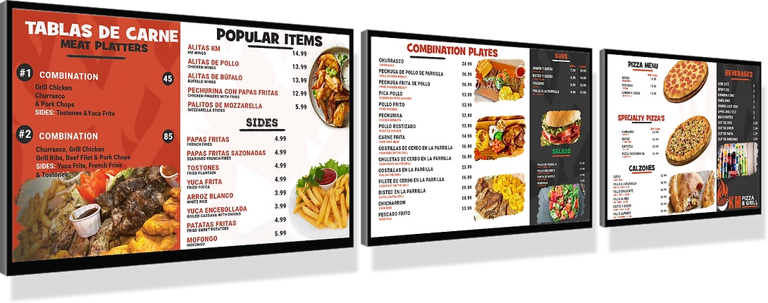 Menu Board-digital signage