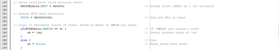 PIC MCLR Reset Power Button Toggle