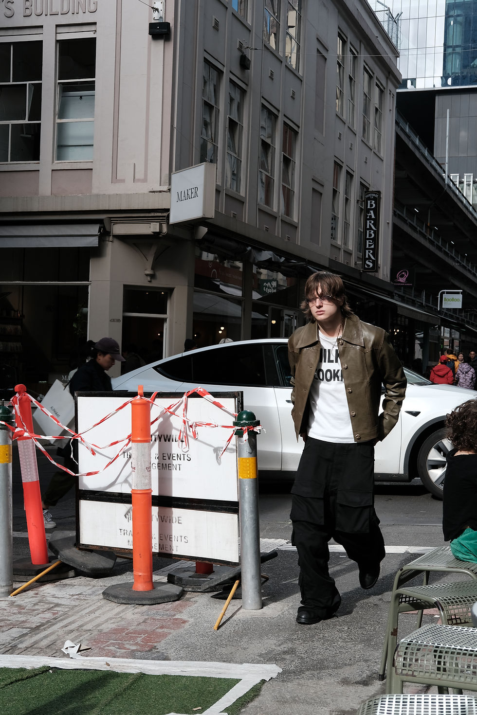 Thumbnail: RAW EDGE LEATHER JACKET