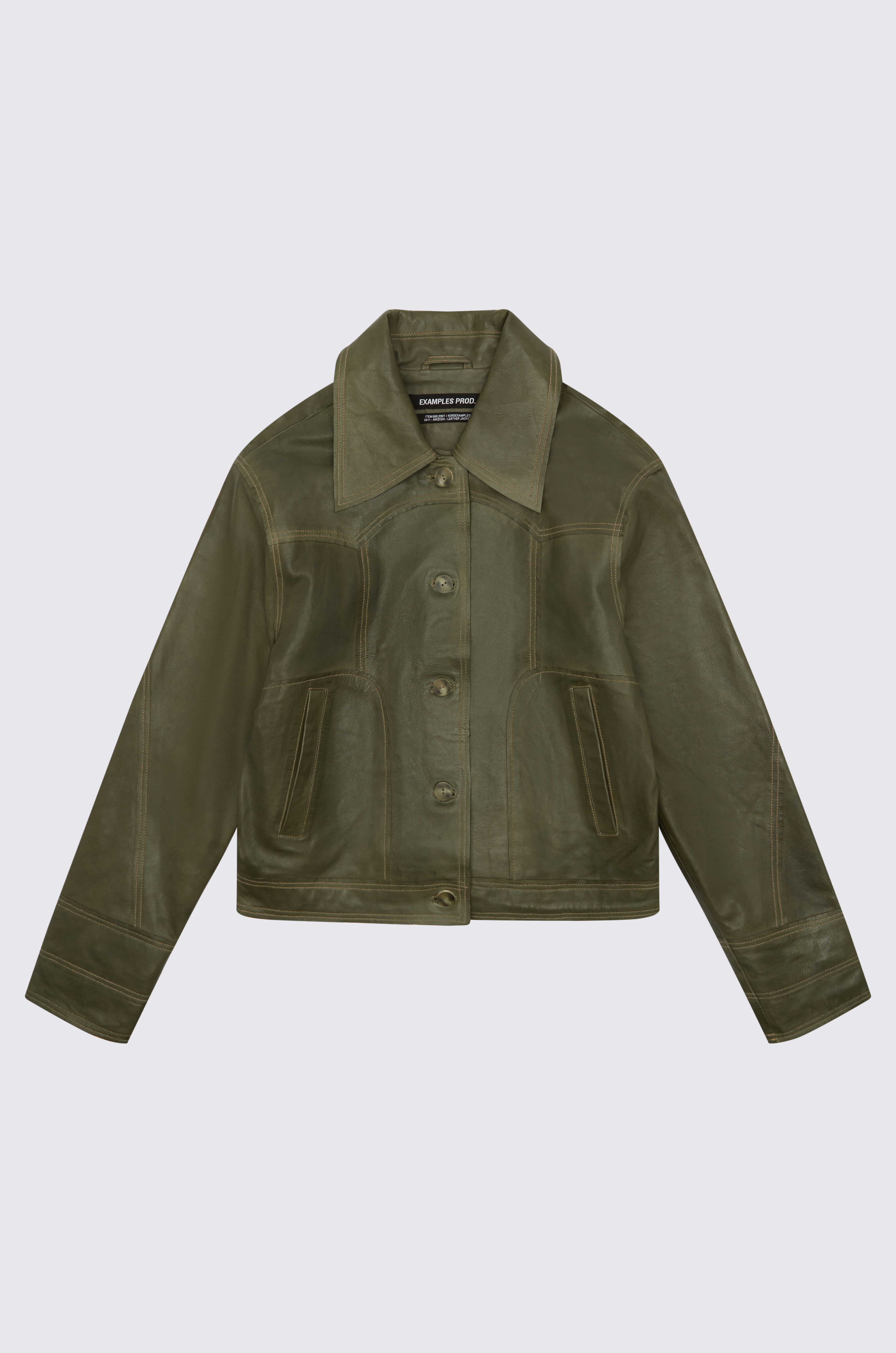 RAW EDGE LEATHER JACKET