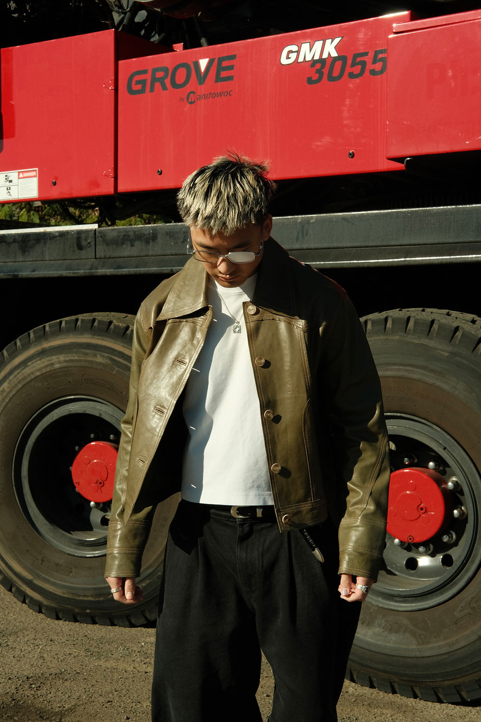Thumbnail: RAW EDGE LEATHER JACKET