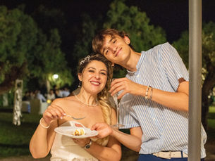 Elena e Marko al matrimonio di Elena